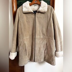Vintage London Fog Suede and Shearling Jacket